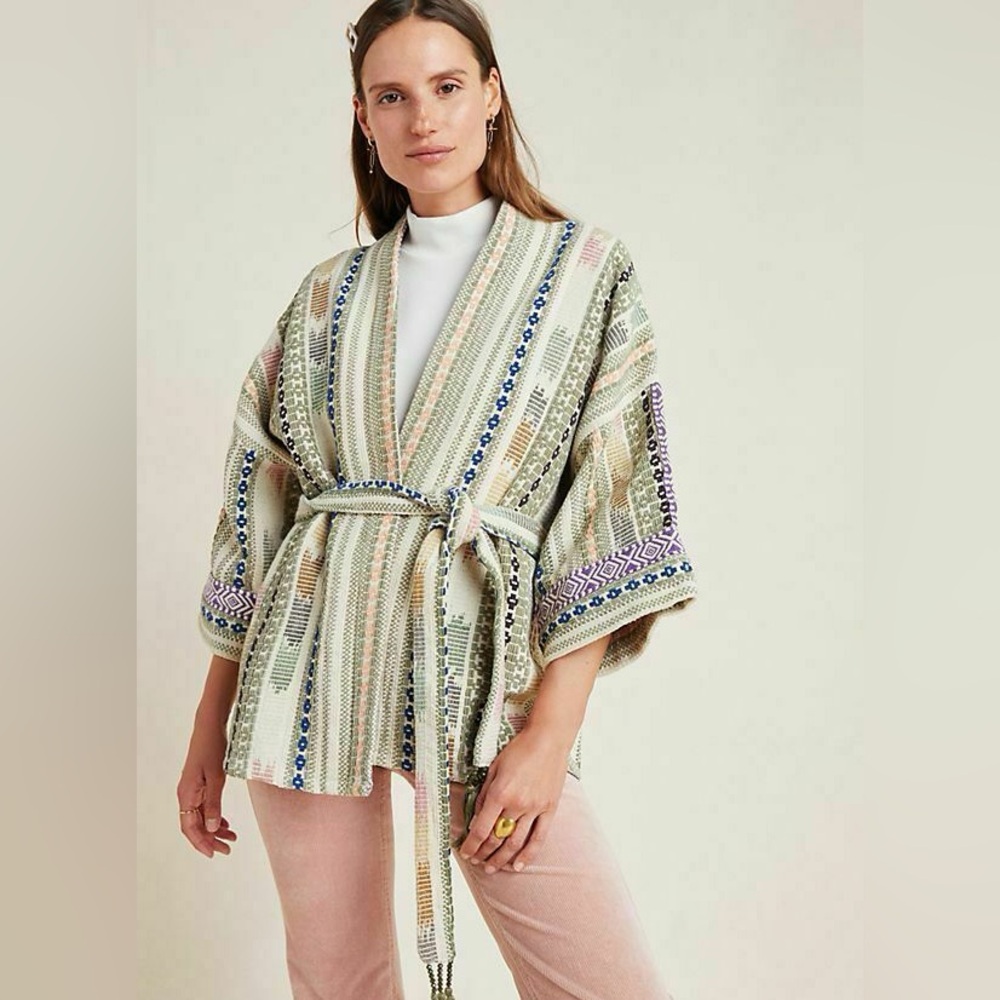 NEW Anthropologie  Mattia Kimono Jacket BY ANDERSEN & LAUTH One Size MSRP: $148